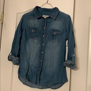 Denim Blouse new without the tag
